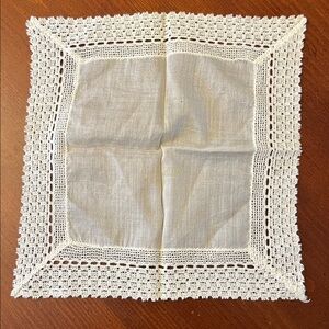 Vintage Victorian Handkerchief Crotchet Trim